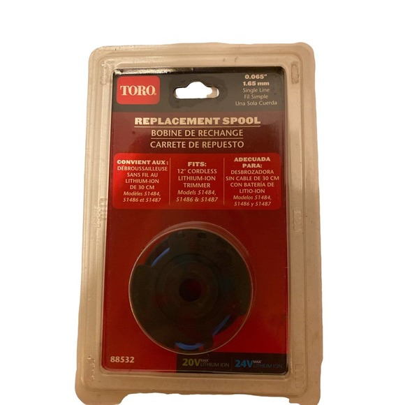 Original Toro 88532 Replacement Spool Fits Electric 12" Cordless Trimmer - Picture 1 of 2